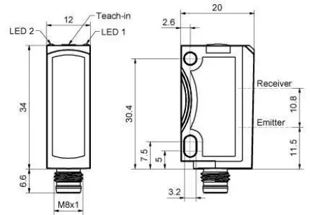 FR-25-R-PS-M4M Sensopart
