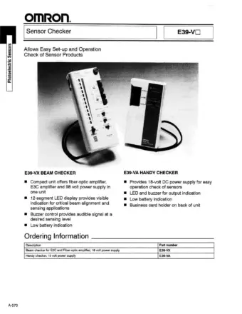 E39-VX Omron